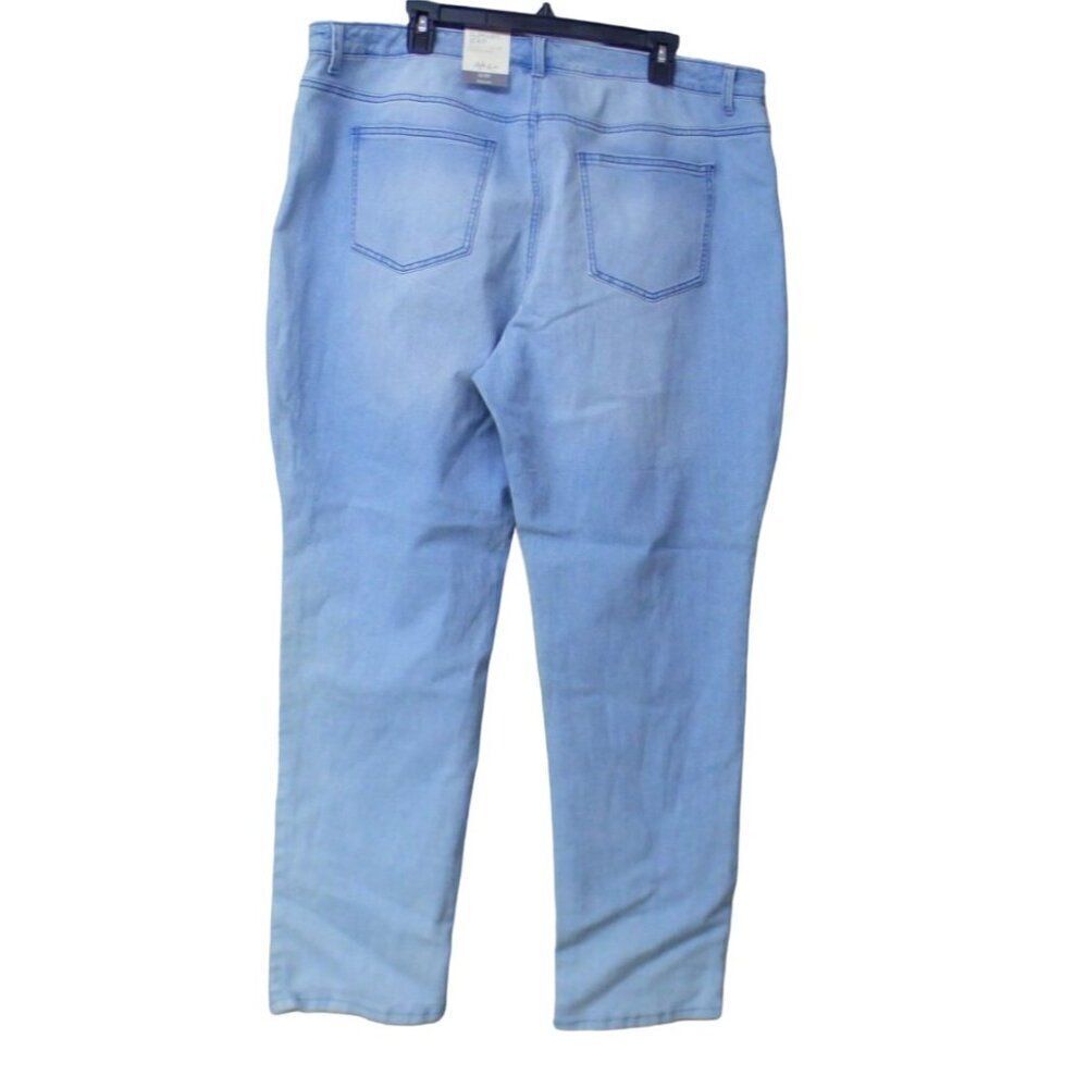 Style & Co Plus Size Mid-Rise Slim-Leg Jeans, Open Desert, Sz. 20W - Picture 4 of 14